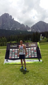 Georg Eichler nach dem Saslong - Dolomiten Halbmarathon